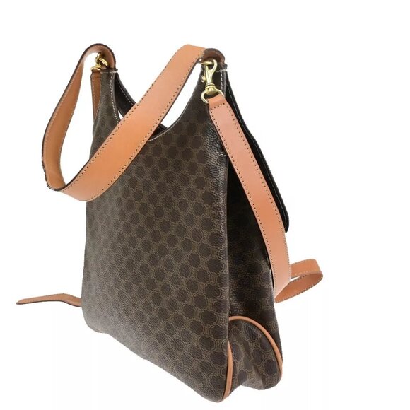 authenticity guaranteed CELINE Logo Macadam 2Way Shoulder Hand Bag - Picture 4 of 16